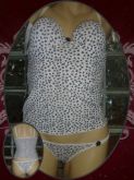 Camisete e calcinha - Conjunto estampado - Ref.: 0040